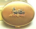 Southern Pacific Railroad Co. "c.p. Huntington" Loco NO.1 Employee Gift Pill Box. Fixed Price $38.00.