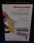 Kitchenaid Ksmpra Stand Mixer Attachment 3PC Pasta Roller Cutter Set New. Fixed Price $129.95.