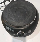 General Electric Black Single Burner Hot Plate. Model #169215. Fixed Price $27.00.
