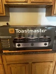 Toastmaster Bay Slow Cooker Buffet Model Number TM-318BS. Fixed Price $45.00.