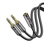 J&d 3.5 Mm To 2 X Cable, Gold Plated Copper Shell 1/8 Inch Trs Female. Fixed Price $21.69.