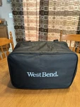 New Westbend 5 Quart Slow Cooker Insulated Tote/carrier Black. Fixed Price $10.00.