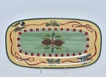 Lenox Winter Greetings Everyday Appetizer Hors Oeuvre Tray Christmas Good Used. Fixed Price $23.00.