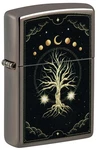Zippo Mystic Nature Design Black Ice Windproof Pocket Lighter, 48636. Fixed Price $36.95.