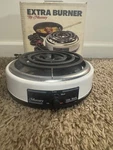 Extra Electric Burner By Munsey FB-1 Made Usa 1100 Watts 120V For Canning. Fixed Price $13.25.