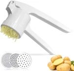 Lhs Ricer, Masher For Potatoes With 3 Interchangeable White. Fixed Price $26.16.