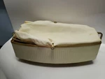 Salton Hot Tray Bun Warmer With Cloth Cover Model WB-7 Original Cord. Fixed Price $38.50.