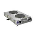 Cadco CDR-2CFB 13-1/5" Electric Countertop Hotplate W/ (2) Solid Burners, Ver.... Fixed Price $461.33.