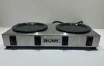 Bunn WX-2 Commercial Stainless Steel Dual Coffee Pot Warmer Tested Works. Fixed Price $29.99.