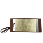 Vtg Tricolator Ht 610A Warming Tray Hot Plate Gold Rectangle Walnut Handles Mcm. Fixed Price $25.00.