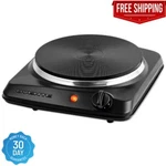 Hot Plate Electric Single Burner Infrared Anti-slip Heavy Duty Kitchen Cooking. Fixed Price $21.96.