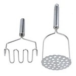 Septe 2 Pcs Stainless Steel Potato 9.4*3.5IN,10*3.3IN, Silver. Fixed Price $14.24.