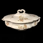 Antique Ridgways Royal Semi Porcelain Oval Serving Dish Tureen With Lid England. Fixed Price $33.91.