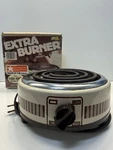 Munsey Extra Burner Vintage 1986 FB-1 Almond Color Usa 1100W 120V Tested Works!. Fixed Price $22.99.