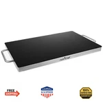 Nutrichef Electric Warming Tray Hot Plate Stainless Steel 203 240W. Fixed Price $132.74.
