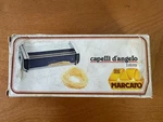 Marcato Capelli Angelo Hair Pasta Maker Attachment Made In Italy 1MM Box. Fixed Price $22.00.