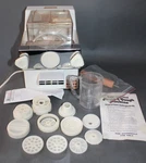 Vintage Osrow X2000 Pasta And Dough Maker Preparer With 13 Piece Attachments. Fixed Price $74.99.